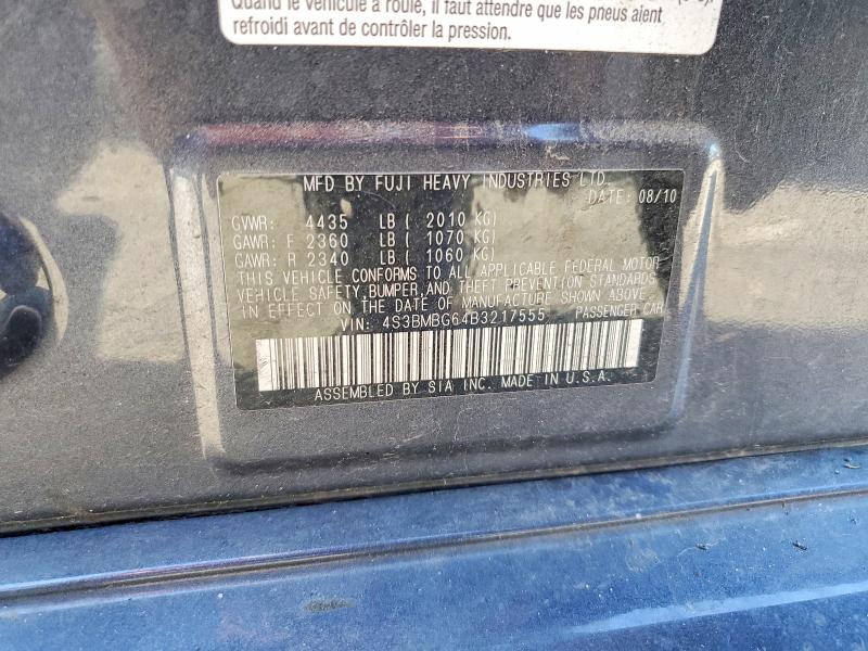 Продаж на аукціоні авто 2011 Subaru Legacy, vin: 4S3BMBG64B3217555, номер лоту: 57257806