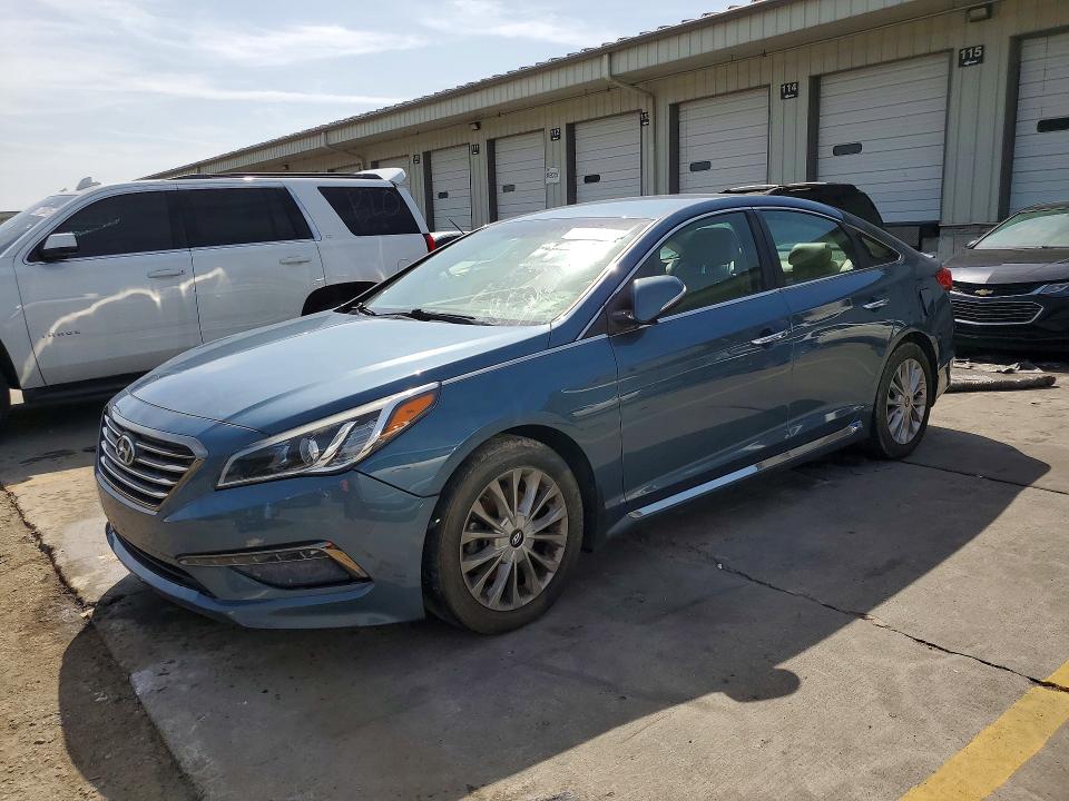 2015 Hyundai Sonata მანქანა იყიდება აუქციონზე, vin: 5NPE34AF9FH181392, აუქციონის ნომერი: 76296015