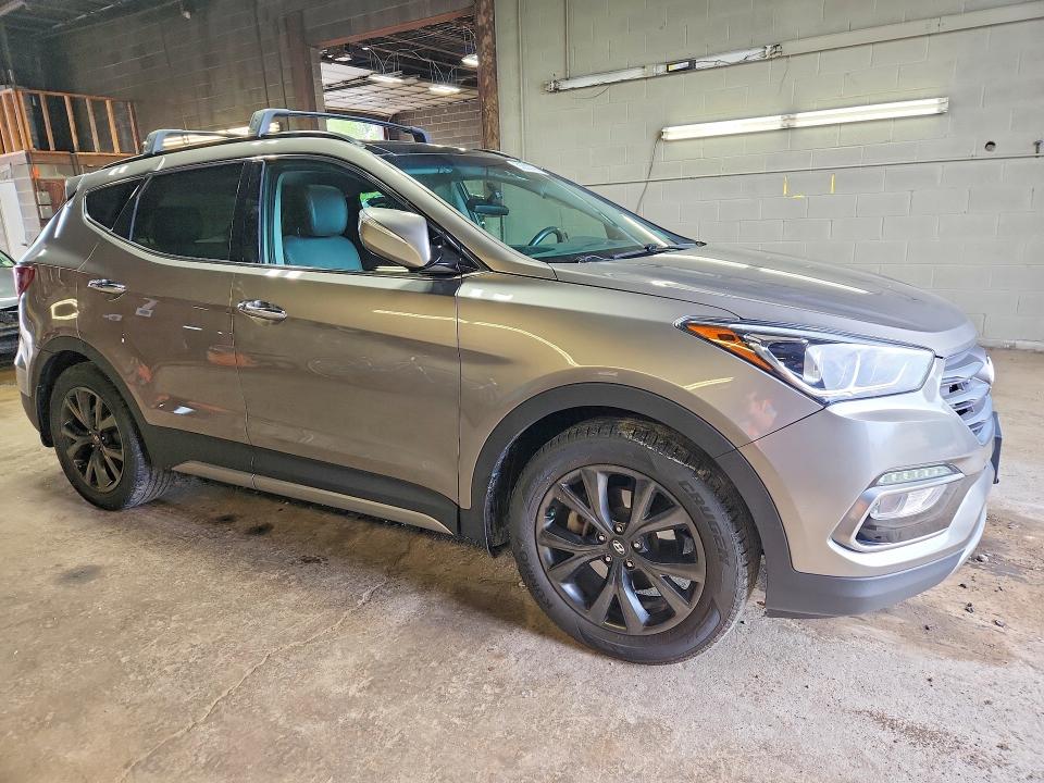 2018 Hyundai Santa Fe Sport მანქანა იყიდება აუქციონზე, vin: 5XYZWDLA0JG525170, აუქციონის ნომერი: 55830796