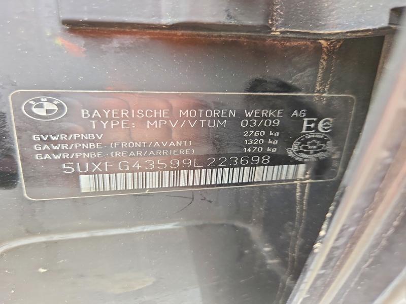 Продажа на аукционе авто 2009 Bmw X6, vin: 5UXFG43599L223698, номер лота: 57484336