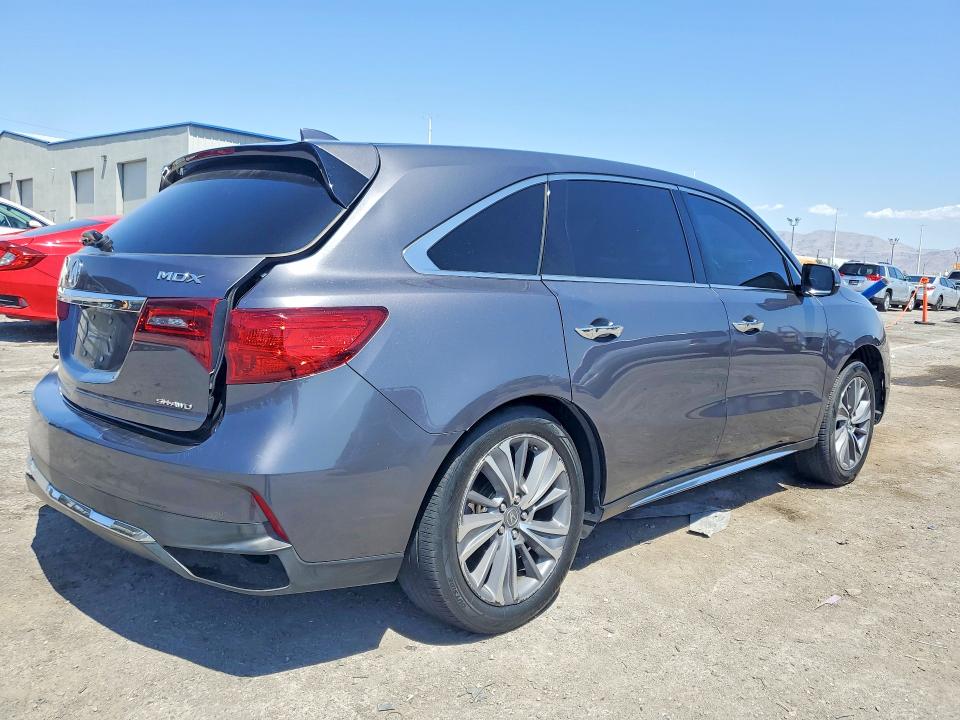 2017 Acura Mdx მანქანა იყიდება აუქციონზე, vin: 5FRYD4H51HB037391, აუქციონის ნომერი: 59314906