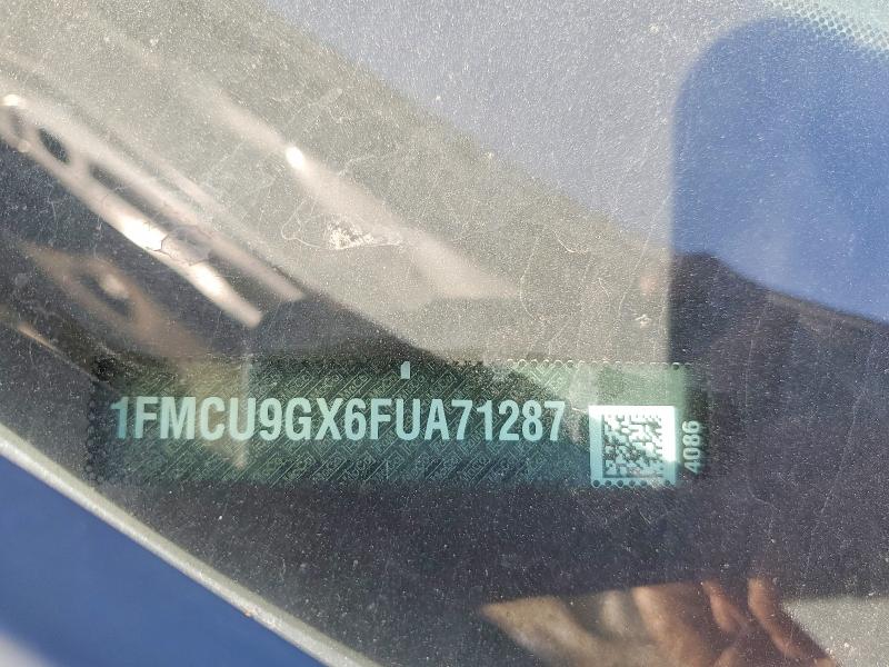 Продажа на аукционе авто 2015 Ford Escape, vin: 1FMCU9GX6FUA71287, номер лота: 56229866