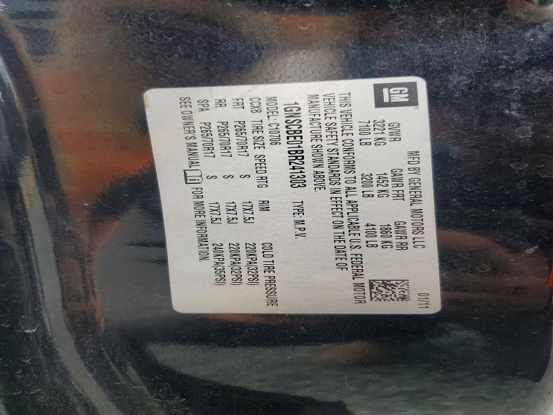 2011 Chevrolet Tahoe მანქანა იყიდება აუქციონზე, vin: 1GNSCBE01BR241303, აუქციონის ნომერი: 56791566