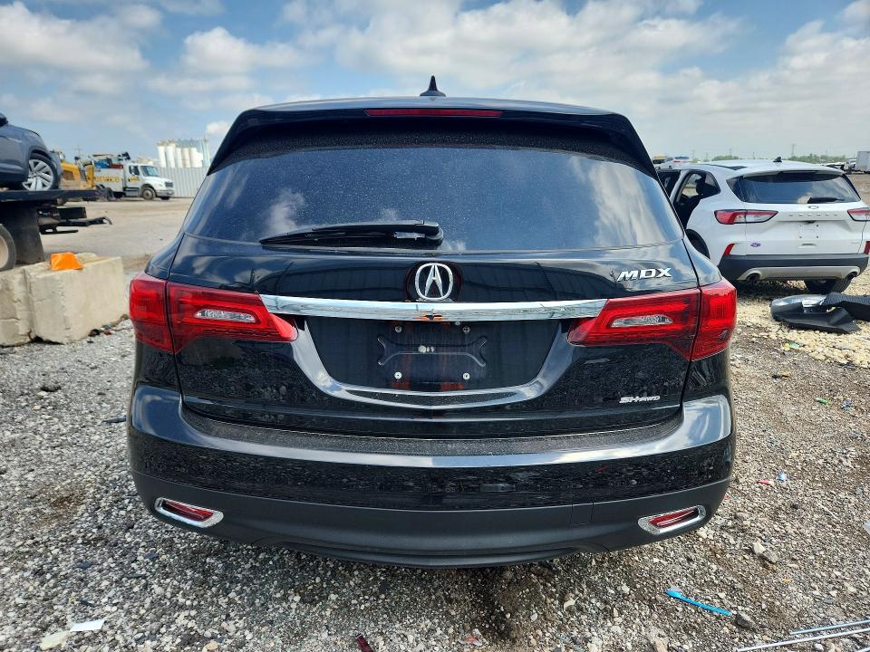 59185206 :رقم المزاد ، 5FRYD4H42GB020461 vin ، 2016 Acura Mdx مزاد بيع
