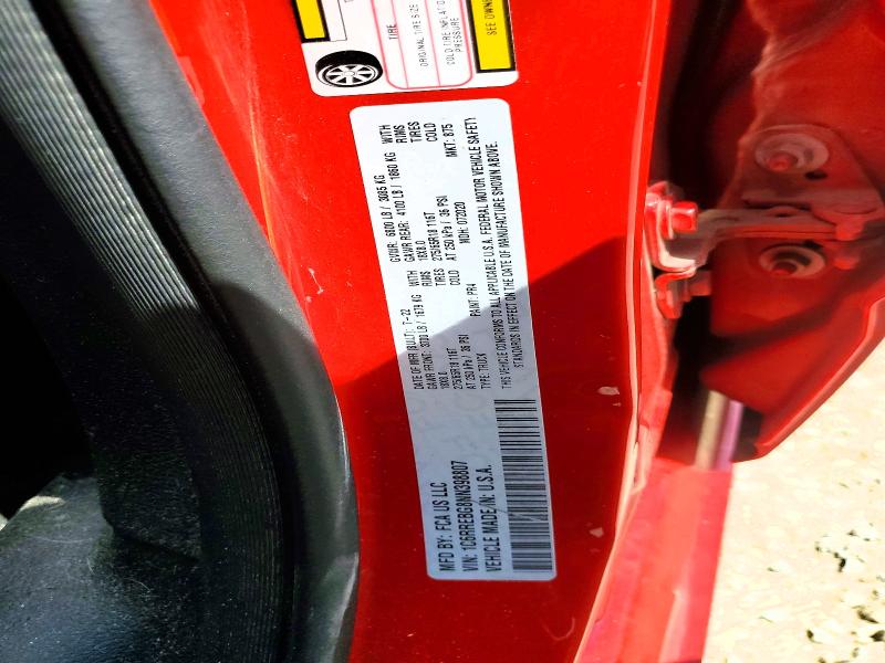 57554476 :رقم المزاد ، 1C6RREBG8NN398807 vin ، 2022 Ram 1500 Big Horn Crew C مزاد بيع