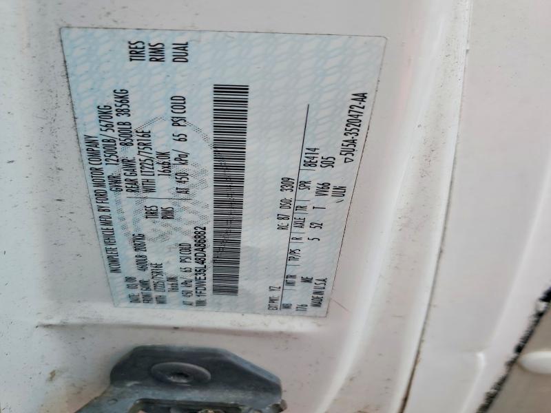 2008 Ford Econoline მანქანა იყიდება აუქციონზე, vin: 1FDWE35L48DA86882, აუქციონის ნომერი: 56247216