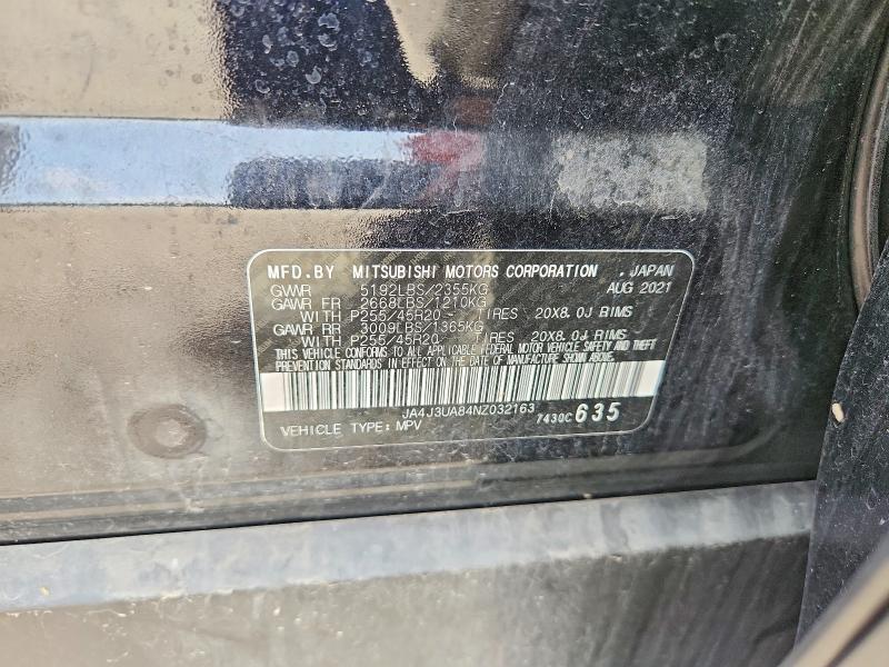 Aukcja sprzedaży 2022 Mitsubishi Outlander, vin: JA4J3UA84NZ032163, numer aukcji: 58217836