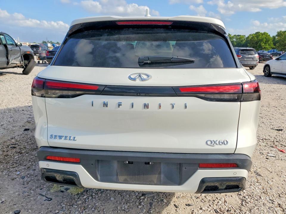 58378186 :رقم المزاد ، 5N1DL1FR9RC350593 vin ، 2024 Infiniti Qx60 مزاد بيع