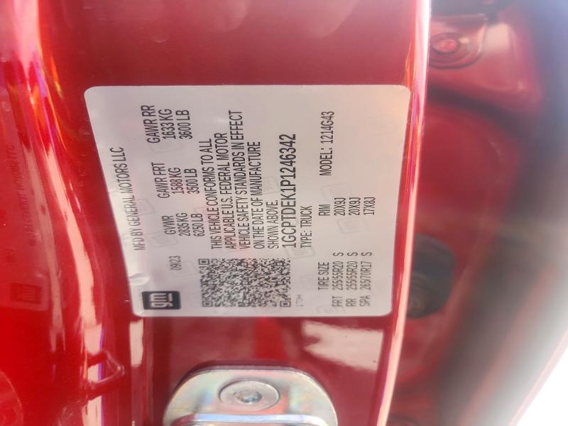 Продаж на аукціоні авто 2023 Chevrolet Colorado, vin: 1GCPTDEK1P1246342, номер лоту: 55380606