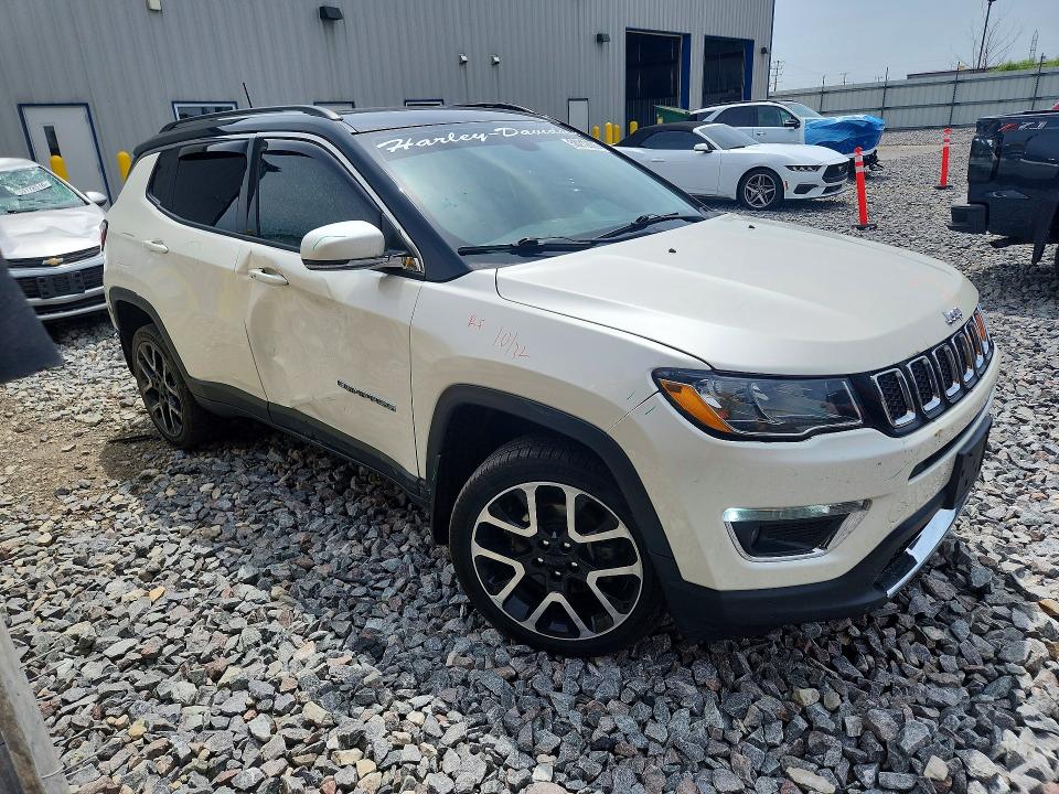 2018 Jeep Compass მანქანა იყიდება აუქციონზე, vin: 3C4NJDCB8JT483930, აუქციონის ნომერი: 58212606