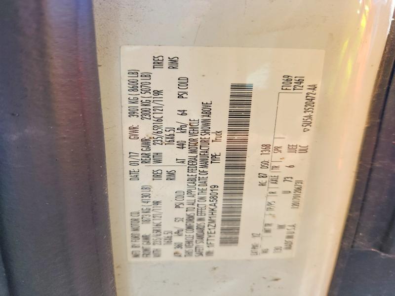Продажа на аукционе авто 2017 Ford Transit, vin: 1FTYE1ZM1HKA58019, номер лота: 55446886