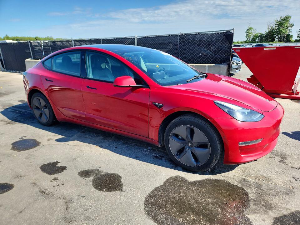 57263196 :رقم المزاد ، 5YJ3E1EBXMF902886 vin ، 2021 Tesla Model 3 مزاد بيع