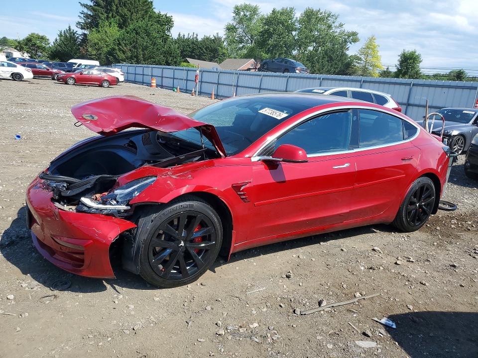 Auction sale of the 2018 Tesla Model 3, vin: 5YJ3E1EBXJF129686, lot number: 61063606