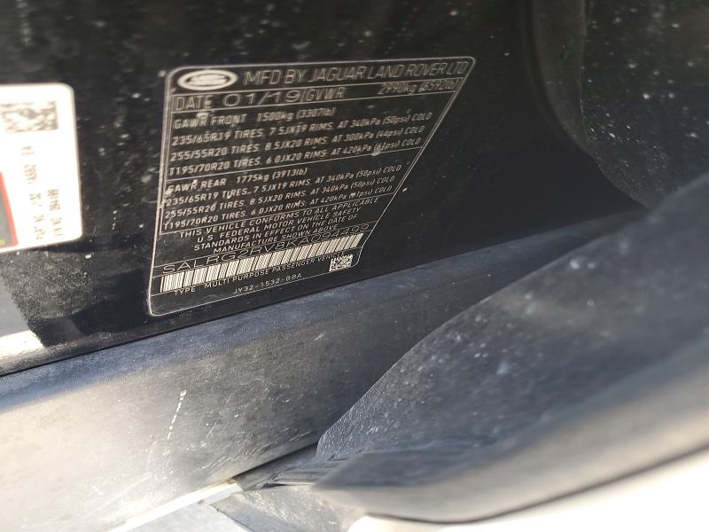 Продажа на аукционе авто 2019 Land Rover Discovery, vin: SALRG2RV8KA094499, номер лота: 57397316