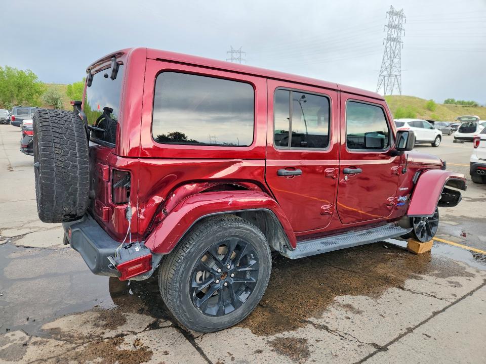 2021 Jeep Wrangler Unlimited მანქანა იყიდება აუქციონზე, vin: 1C4JJXP63MW704510, აუქციონის ნომერი: 56129996