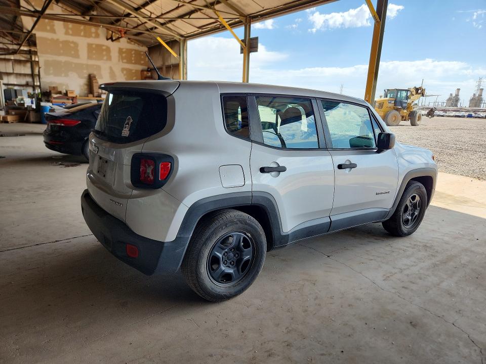 2017 Jeep Renegade მანქანა იყიდება აუქციონზე, vin: ZACCJAAB6HPF01741, აუქციონის ნომერი: 58477506