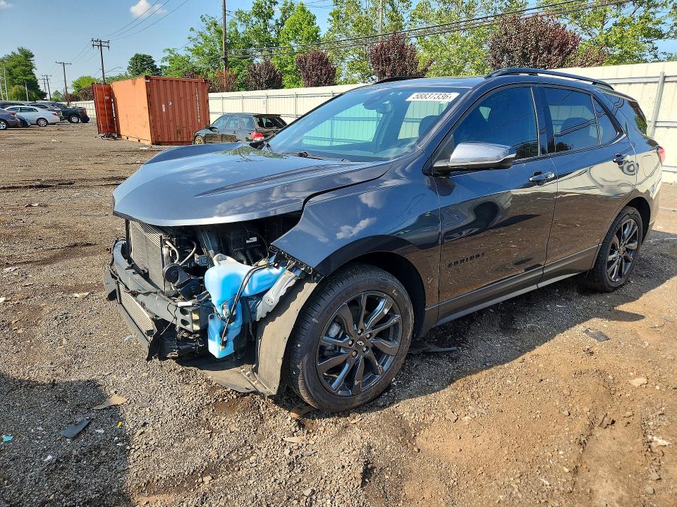 58837336 :رقم المزاد ، 3GNAXWEVXNS102372 vin ، 2022 Chevrolet Equinox مزاد بيع