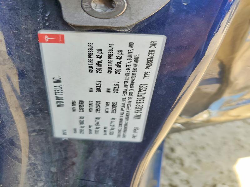 Продаж на аукціоні авто 2018 Tesla Model 3, vin: 5YJ3E1EB0JF072351, номер лоту: 55751796