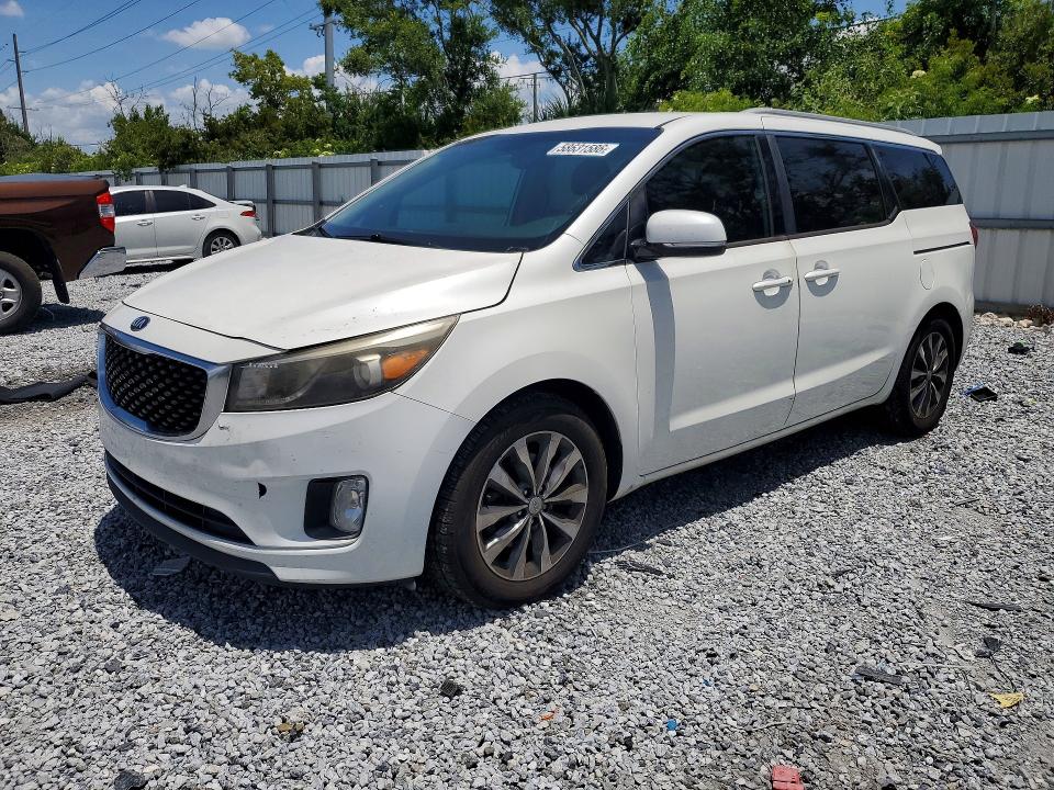 2016 Kia Sedona მანქანა იყიდება აუქციონზე, vin: KNDMC5C13G6147057, აუქციონის ნომერი: 58631586