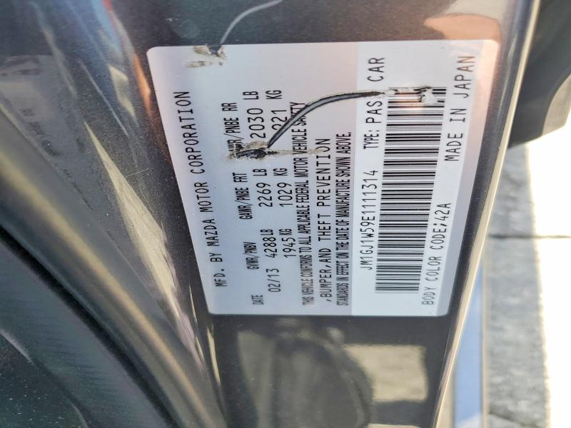 Продаж на аукціоні авто 2014 Mazda 6, vin: JM1GJ1W59E1111314, номер лоту: 55973916