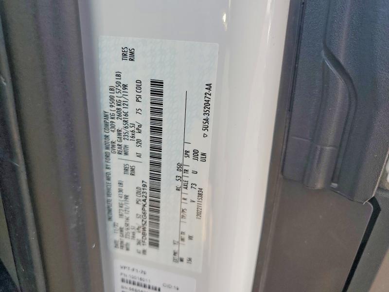 55899046 :رقم المزاد ، 1FDBW5ZG6PKA23197 vin ، 2023 Ford Transit مزاد بيع