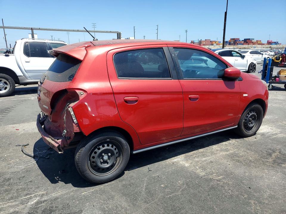 58932446 :رقم المزاد ، ML32A3HJ4FH032323 vin ، 2015 Mitsubishi Mirage مزاد بيع