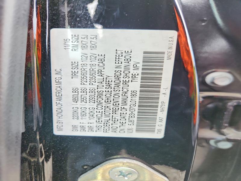 Продажа на аукционе авто 2016 Acura Rdx, vin: 5J8TB3H37GL011806, номер лота: 55520506