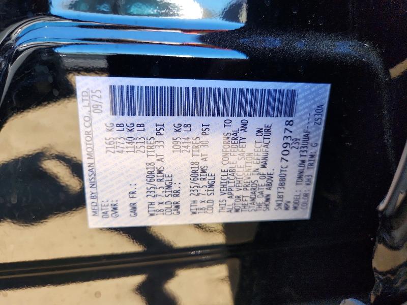 Продажа на аукционе авто 2026 Nissan Rogue, vin: 5N1BT3BB0TC709378, номер лота: 55411676
