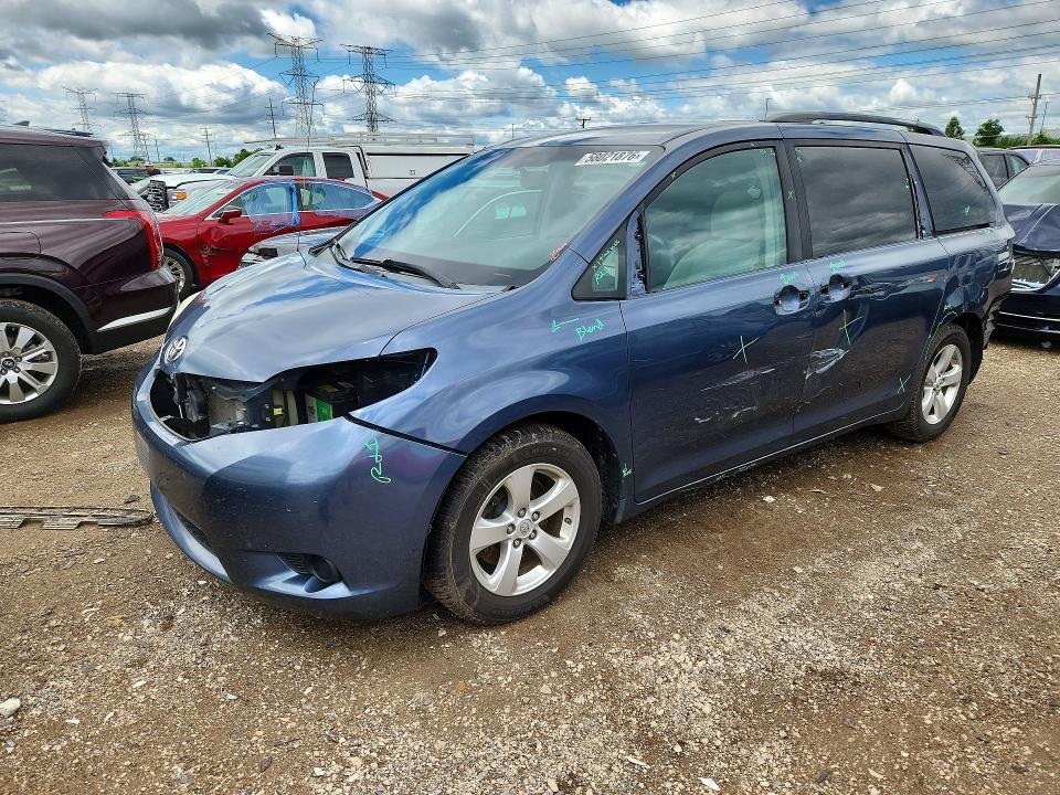 Aukcja sprzedaży 2013 Toyota Sienna, vin: 5TDKK3DC5DS355628, numer aukcji: 58021876