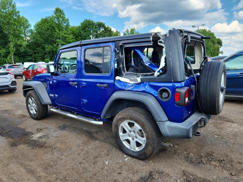 58536256 :رقم المزاد ، 1C4HJXDG5LW345445 vin ، 2020 Jeep Wrangler Unlimited مزاد بيع