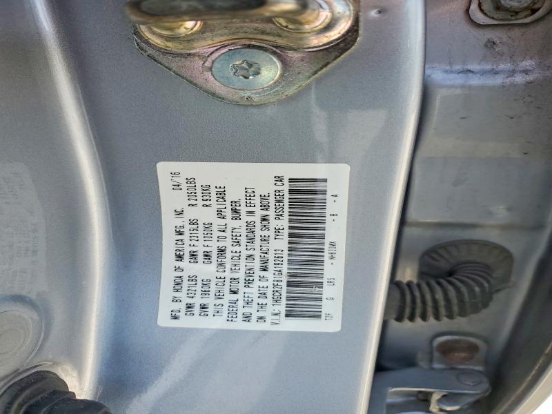 Aukcja sprzedaży 2016 Honda Accord, vin: 1HGCR2F81GA192613, numer aukcji: 56280086