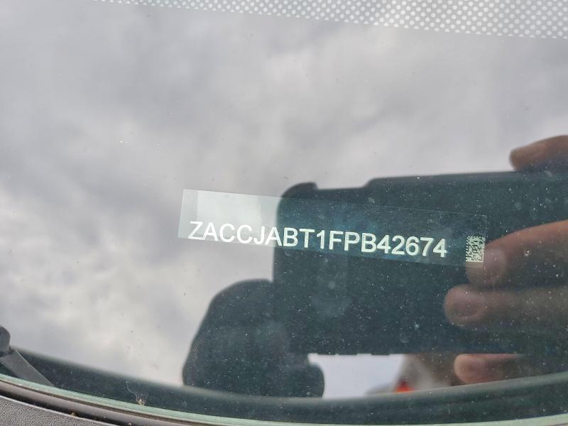 54926256 :رقم المزاد ، ZACCJABT1FPB42674 vin ، 2015 Jeep Renegade مزاد بيع