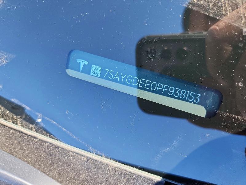 Aukcja sprzedaży 2023 Tesla Model Y, vin: 7SAYGDEE0PF938153, numer aukcji: 57599416