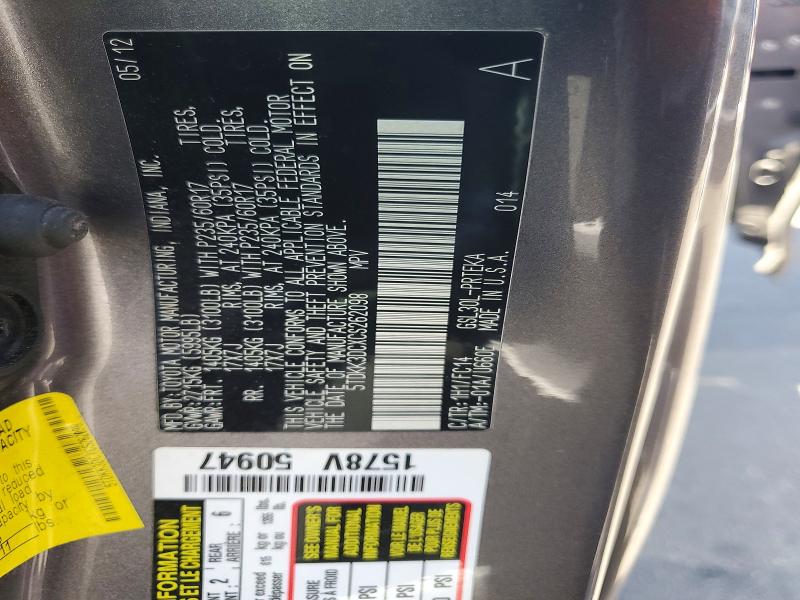 Продаж на аукціоні авто 2012 Toyota Sienna, vin: 5TDKK3DCXCS262098, номер лоту: 57250316