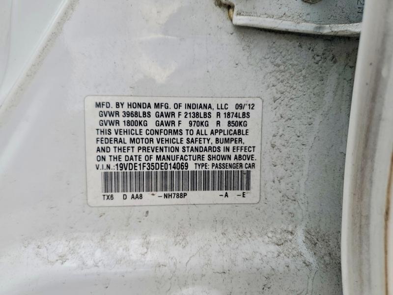 Продаж на аукціоні авто 2013 Acura Ilx, vin: 19VDE1F35DE014069, номер лоту: 59308476