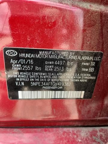 Продажа на аукционе авто 2016 Hyundai Sonata, vin: 5NPE34AF1GH419382, номер лота: 58212626