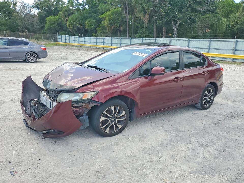57414276 :رقم المزاد ، 2HGFB2E51DH017154 vin ، 2013 Honda Civic مزاد بيع