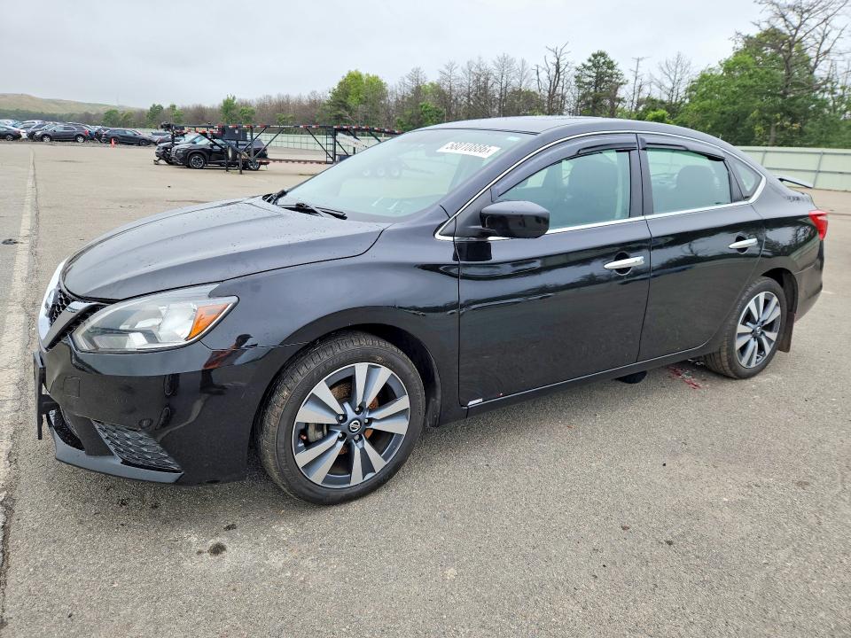 58010886 :رقم المزاد ، 3N1AB7AP1KY423118 vin ، 2019 Nissan Sentra مزاد بيع