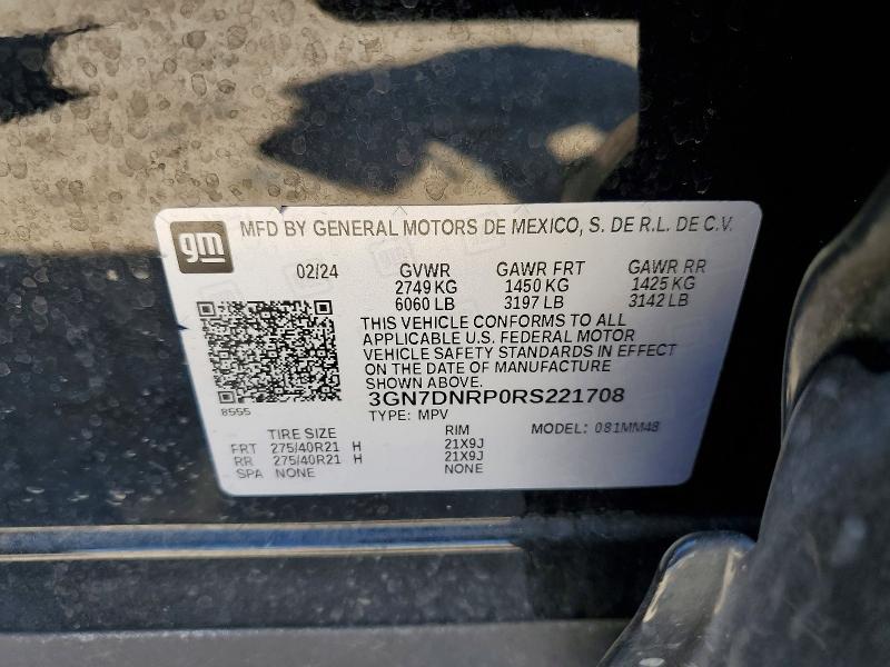 Продаж на аукціоні авто 2024 Chevrolet Equinox, vin: 3GN7DNRP0RS221708, номер лоту: 55814416