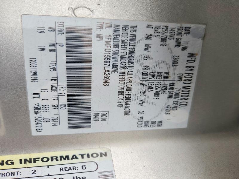Aukcja sprzedaży 2007 Ford Expedition, vin: 1FMFU15597LA26948, numer aukcji: 58828346