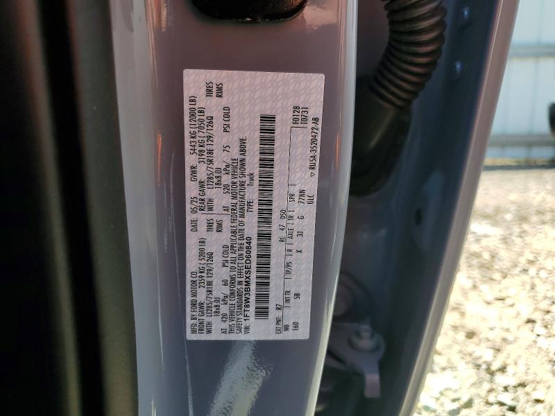 58755006 :رقم المزاد ، 1FT8W3BMXSED60840 vin ، 2025 Ford F350 مزاد بيع