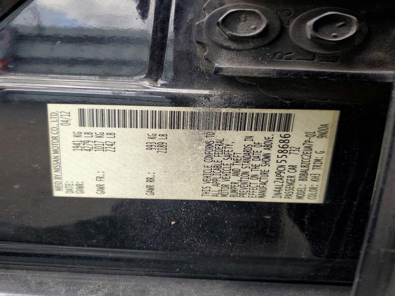 Продажа на аукционе авто 2012 Nissan Altima, vin: 1N4AL2AP9CN558686, номер лота: 57348716