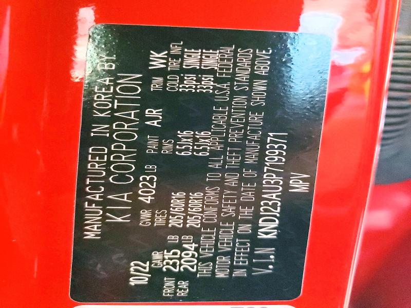 Aukcja sprzedaży 2023 Kia Soul, vin: KNDJ23AU3P7199371, numer aukcji: 55793716