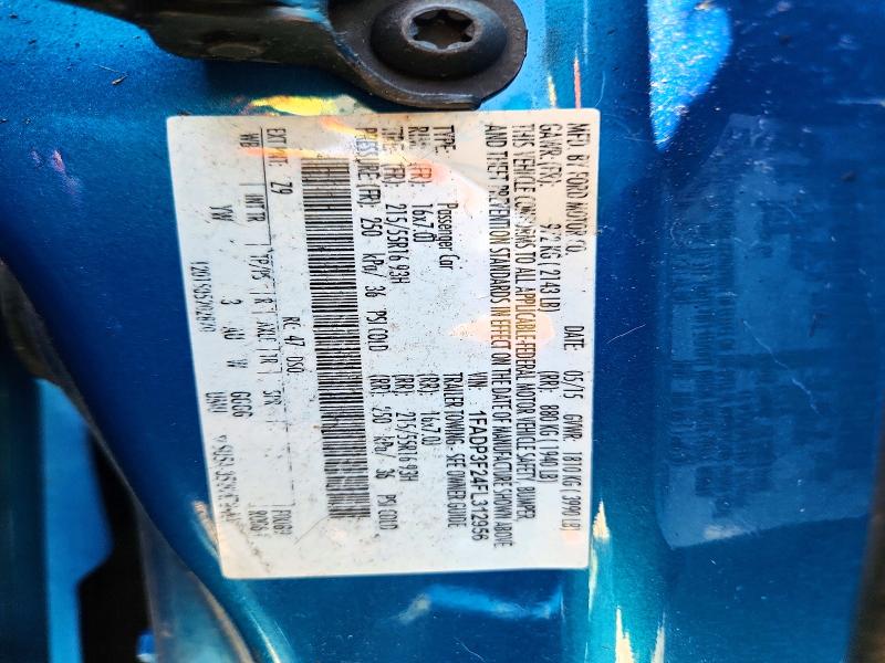 57445526 :رقم المزاد ، 1FADP3F24FL312956 vin ، 2015 Ford Focus مزاد بيع