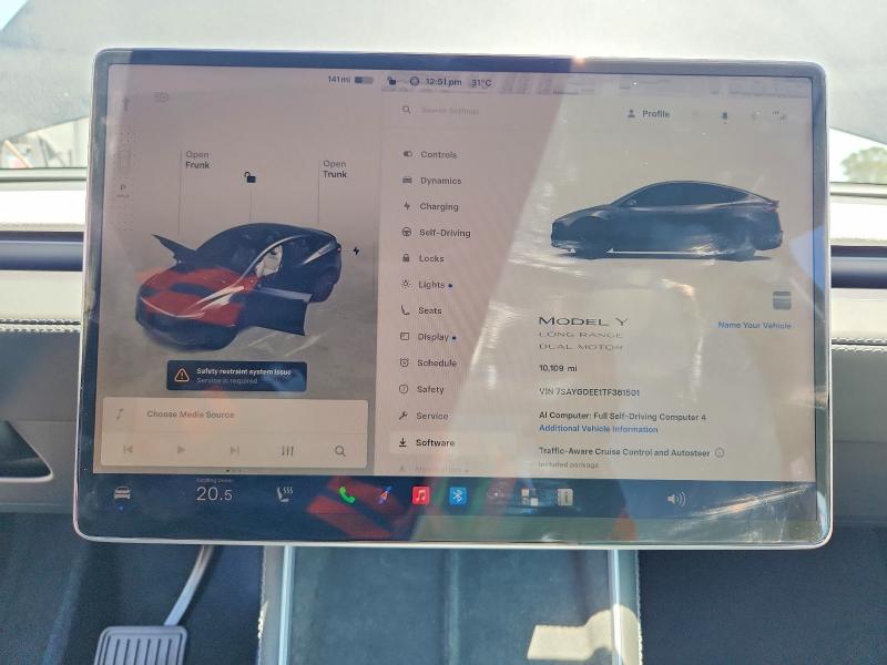 2026 Tesla Model Y მანქანა იყიდება აუქციონზე, vin: 7SAYGDEE1TF361501, აუქციონის ნომერი: 56818596