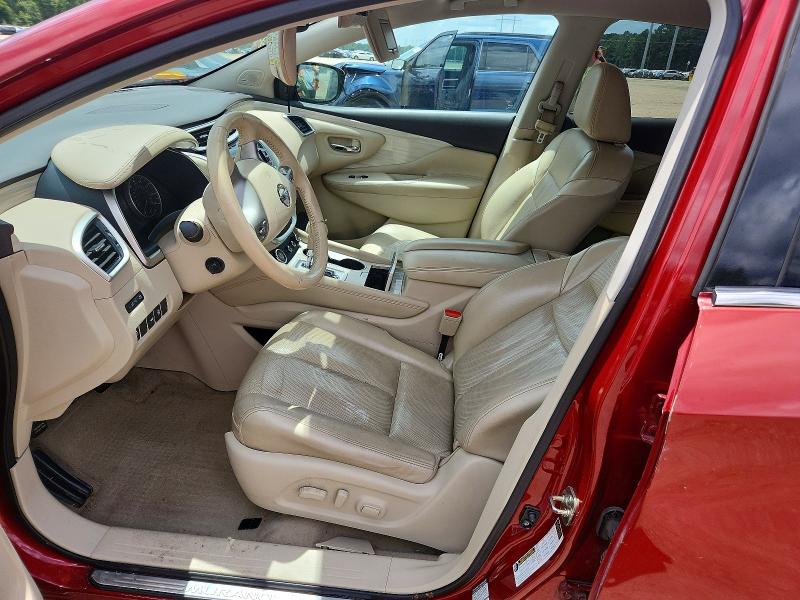 2015 Nissan Murano მანქანა იყიდება აუქციონზე, vin: 5N1AZ2MG1FN260895, აუქციონის ნომერი: 55604306