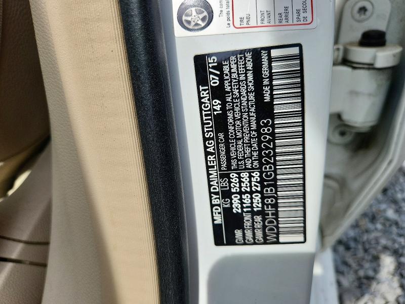 Aukcja sprzedaży 2016 Mercedes-benz E, vin: WDDHF8JB1GB232983, numer aukcji: 56956356