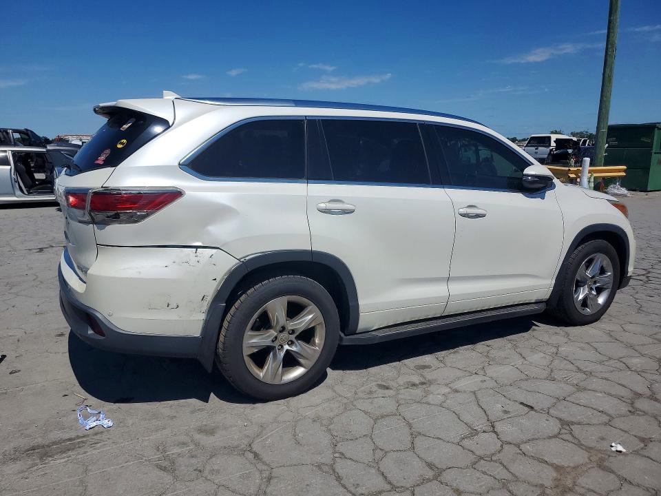 2015 Toyota Highlander მანქანა იყიდება აუქციონზე, vin: 5TDDKRFH5FS155842, აუქციონის ნომერი: 57026506