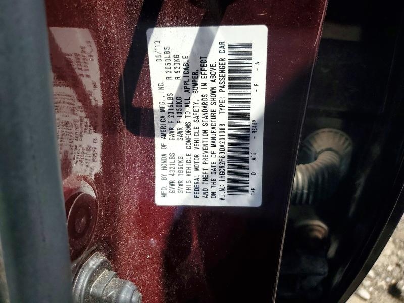 Продаж на аукціоні авто 2013 Honda Accord, vin: 1HGCR2F80DA201068, номер лоту: 55958286