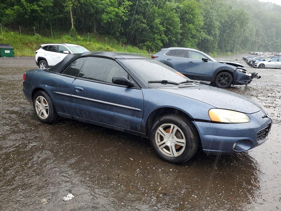 Продажа на аукционе авто 2003 Chrysler Sebring, vin: 1C3EL65R43N572286, номер лота: 58452566